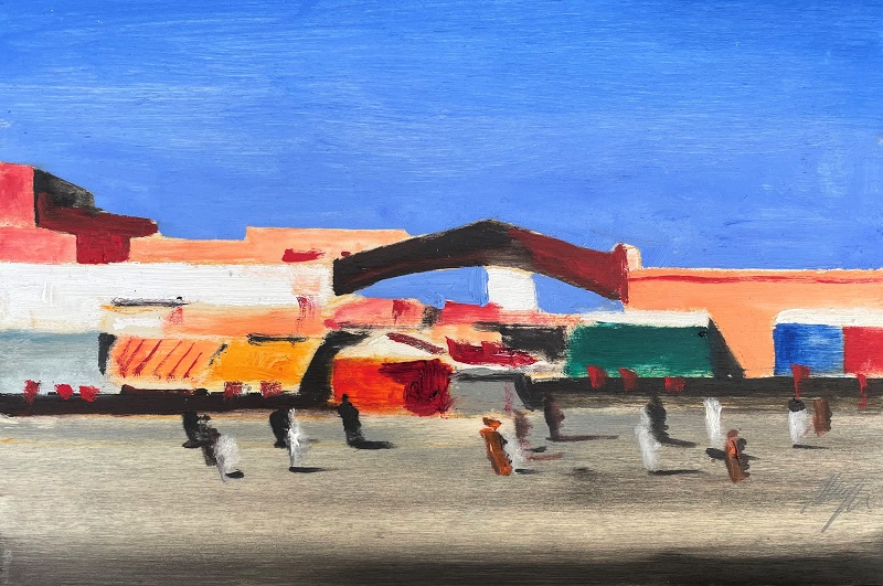 "Marrakech" olio su tavola cm. 20x30