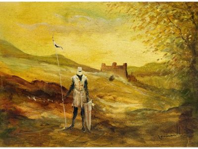 "Sentinella Templare" dipinto cm. 30x40 | Ernando Venanzi